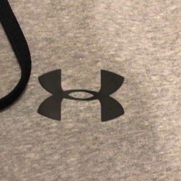 Men’s Large Under Armour Gray ZipUp Sweatshirt - Picture 4 of 5